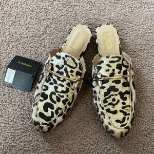 Animal Print forever 21 Mules